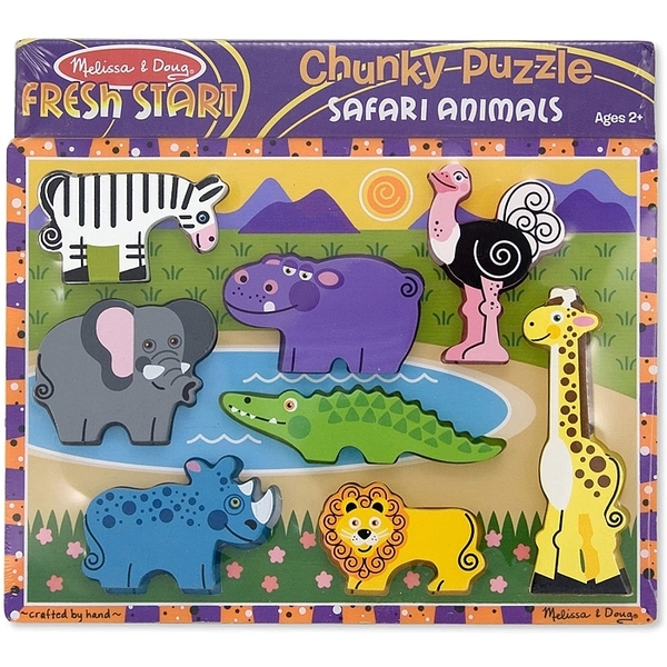 Формовий пазл Melissa&Doug Сафарі (MD13722) - Pampik