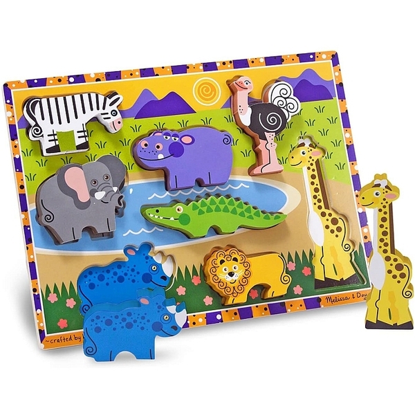 Формовий пазл Melissa&Doug Сафарі (MD13722) - Pampik - 2