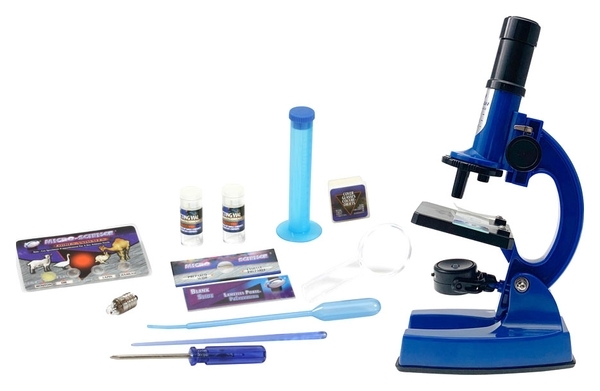 Набір для дослідів Eastcolight Мікроскоп Делюкс, синій (ES90101P) - Pampik