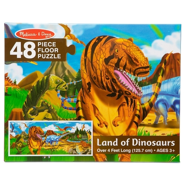 Мега-пазл Melissa&Doug Страна динозавров, 48 эл. (MD10442) - Pampik