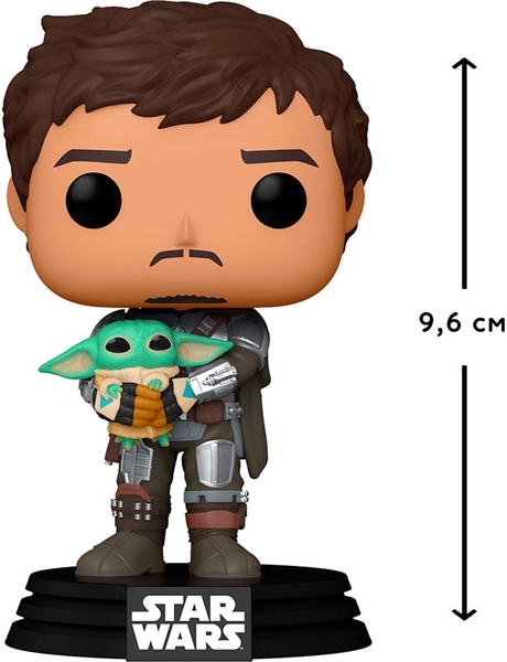 Ігрова фігурка Funko Pop, Мандалорець з Грогу (54525) - Pampik - 2