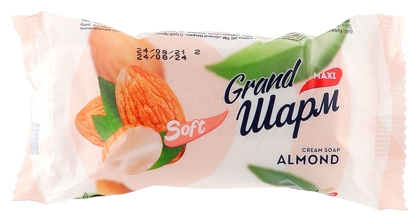 Мило туалетне Grand Шарм Maxi Мігдаль, 125 г - Pampik