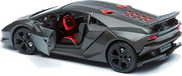 Автомодель Bburago Lamborghini Sesto Elemento, 1:24, серый металлик - Pampik - 6