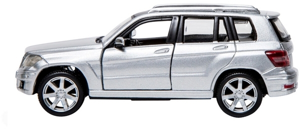 Автомодель Bburago JMercedes Benz Glk-Class, 1:32, срібний - Pampik