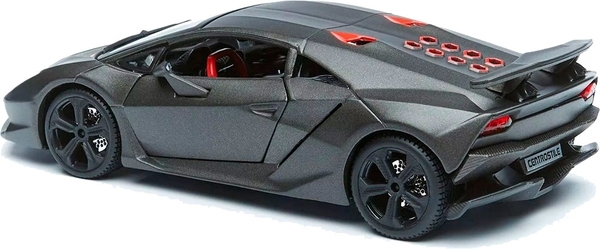 Автомодель Bburago Lamborghini Sesto Elemento, 1:24, серый металлик - Pampik - 7