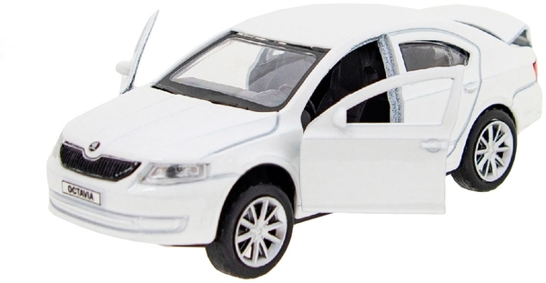 Автомодель Technopark Skoda Octavia, білий - Pampik - 3