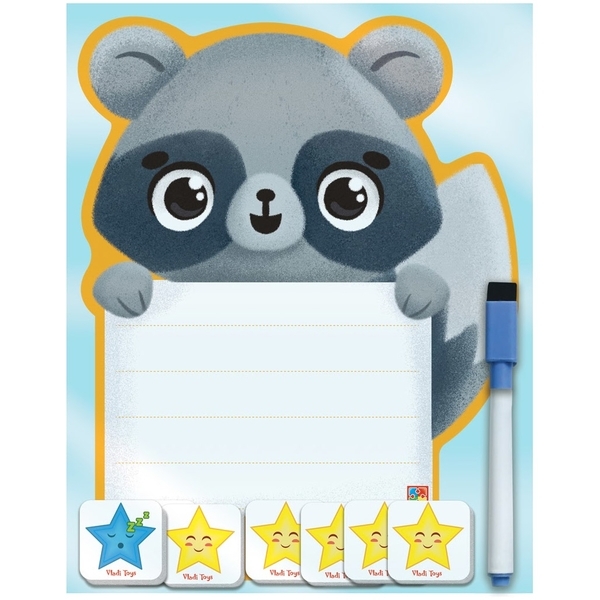 Магнітна дошка з маркером Vladi Toys Єнот (VT3601-20) - Pampik