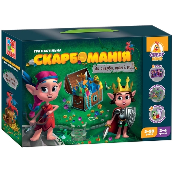 Гра настільна Vladi Toys Скарбоманія (VT8055-30) - Pampik