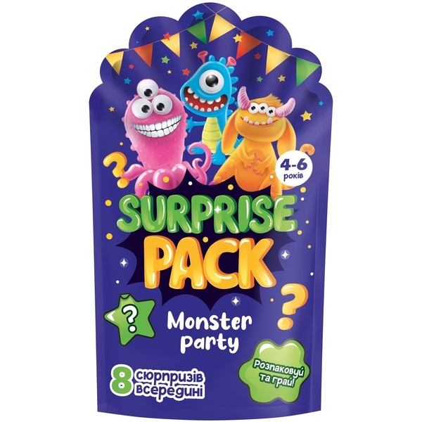 Набір сюрпризів Vladi Toys Surprise pack Monster party (VT8080-03) - Pampik