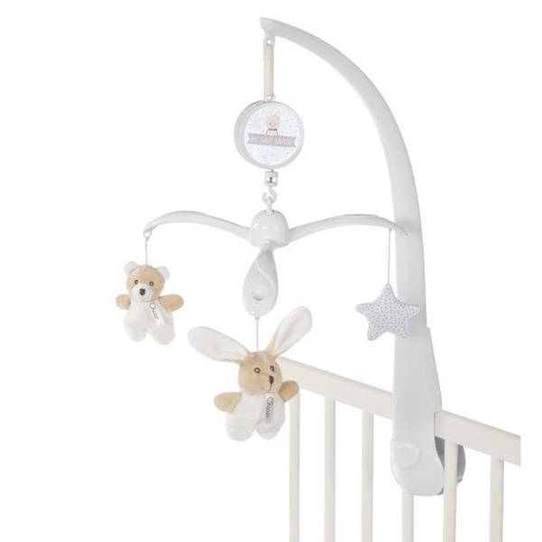 Механічний мобіль на ліжечко Chicco My Sweet Doudou (09714.00) - Pampik