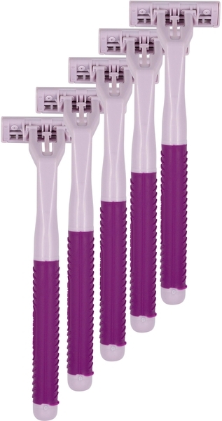 Станок жіночий одноразовий Super-Max 3 з ліброю, 3 леза - Pampik - 2