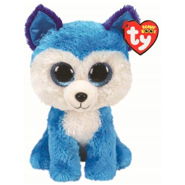 Мягкая игрушка TY Beanie Boos, Голубой хаски Prince, 25 см (36474) - Pampik