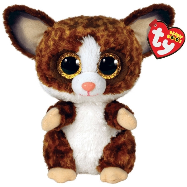 М'яка іграшка TY Beanie Boos, Лемур Binky, 25 см (37287) - Pampik