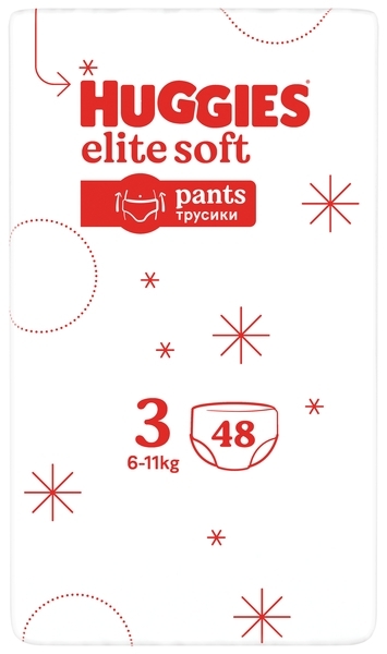 Підгузки-трусики Huggies Elite Soft Pants 3 (6-11 кг), 96 шт. - Pampik - 3