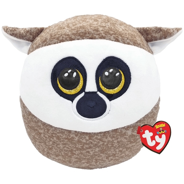 М'яка іграшка TY Squich-a-Boos, Лемур Linux, 20 см (39220) - Pampik