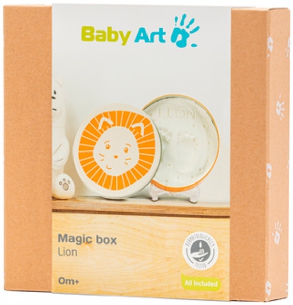 Магічна коробочка Baby Art Відбиток Левеня, кругла (3601091090) - Pampik - 6