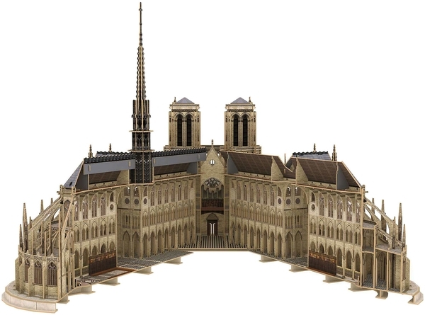 Трехмерная головоломка-конструктор CubicFun Нотр-Дам де Пари (MC260h) - Pampik - 2