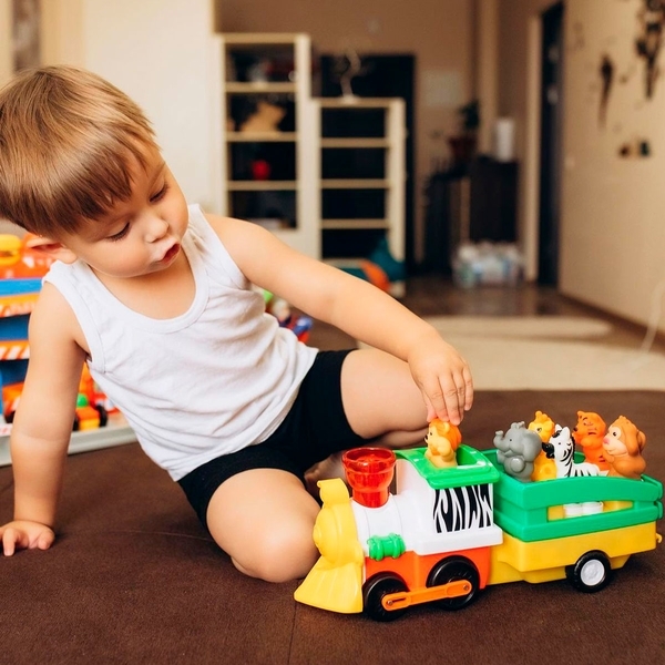 Ігровий набір Kiddieland Паровоз Лімпопо, укр. (56903) - Pampik - 11