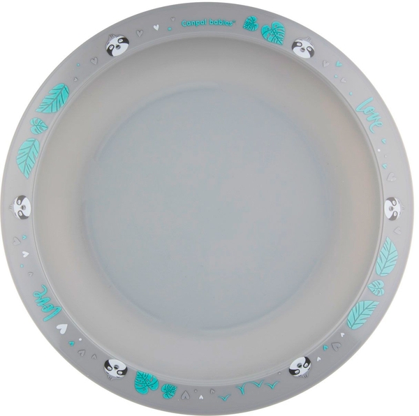 Набір посуду Canpol Babies Exotic Animals, сірий - Pampik - 5