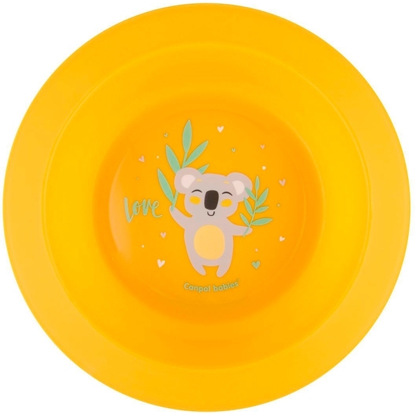 Набір посуду Canpol Babies Exotic Animals, жовтий - Pampik - 3