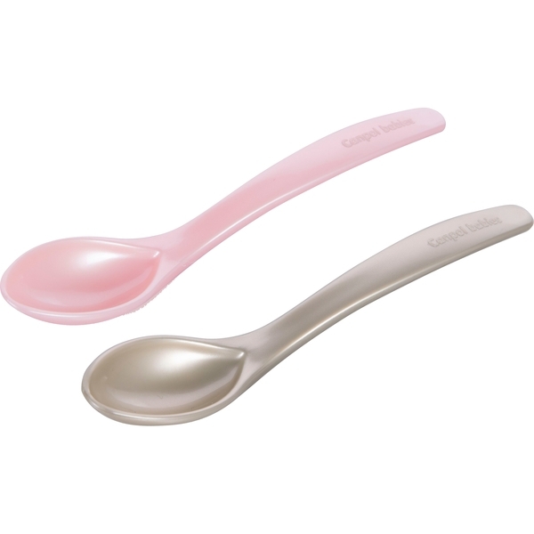 Набір ложечок Canpol Babies, рожевий, коричневий, 2 шт. (59/582_pin) - Pampik