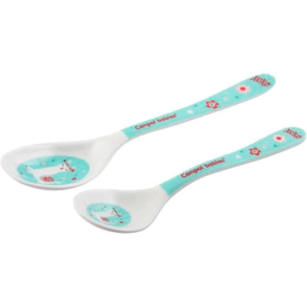 Набір ложечок Canpol Babies Exotic Animals, 2 шт., бірюзовий (4/530_tur) - Pampik - 2