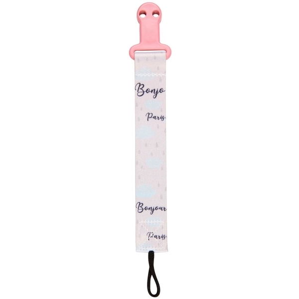 Цепочка к пустышке Canpol Babies Bonjour Paris, розовый - Pampik