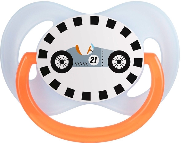 Силиконовая симметричная пустышка Canpol babies Racing, 0-6 мес., 2 шт. (22/634) - Pampik - 3