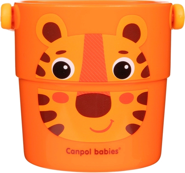 Іграшка-кружечки для купання Canpol Babies Hello Little, 3 шт. - Pampik - 5