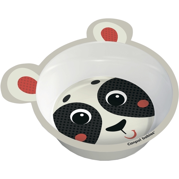 Тарілка з вушками Canpol Babies, 490 мл, білий (4/520) - Pampik