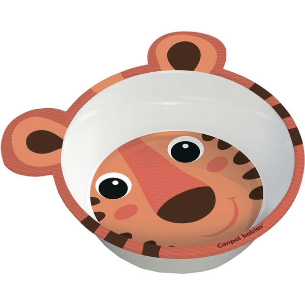 Тарілка з вушками Canpol Babies, 490 мл, помаранчевий (4/520) - Pampik