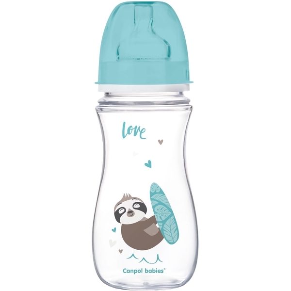 Антиколікова пляшечка для годування Canpol Babies Easystart Toys Коала, 300 мл, блакитний - Pampik