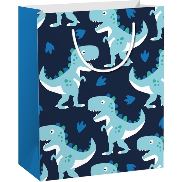 Подарунковий паперовий пакет Malevaro Dino 4, 26x12,7x32,4 см (D-20-149-4) - Pampik