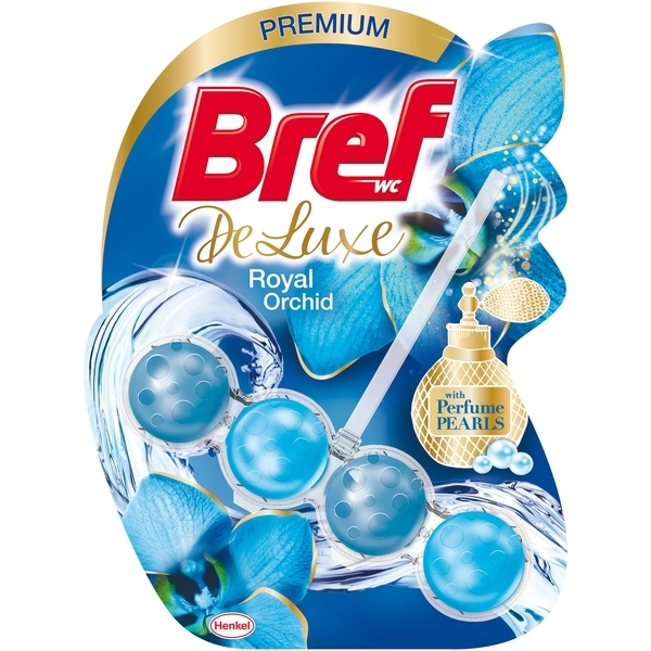 Туалетний блок для унітазу Bref Делюкс Розкішна орхідея, 1 шт. - Pampik