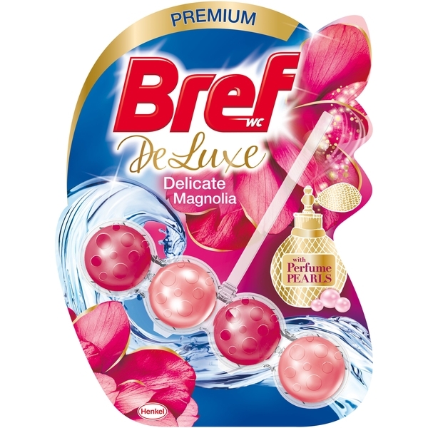 Туалетний блок Bref Делюкс Елегантна магнолія, 50 г - Pampik