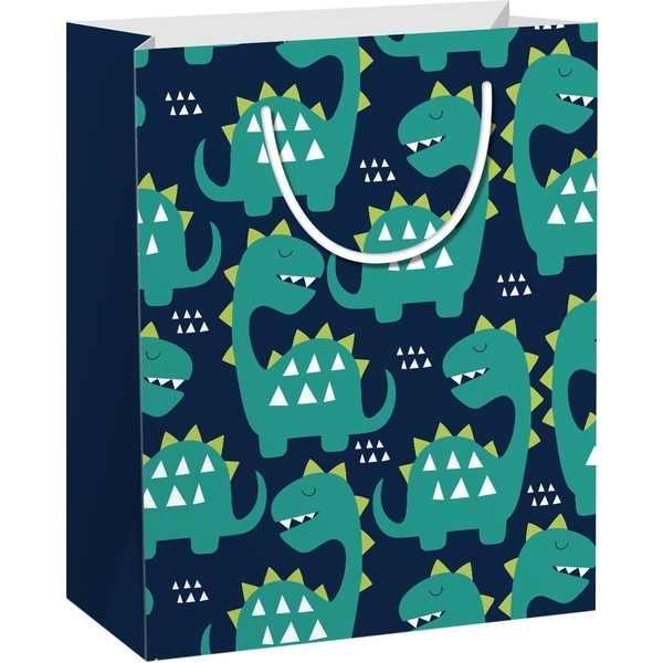 Подарунковий паперовий пакет Malevaro Dino 3, 26x12,7x32,4 см (D-20-149-3) - Pampik