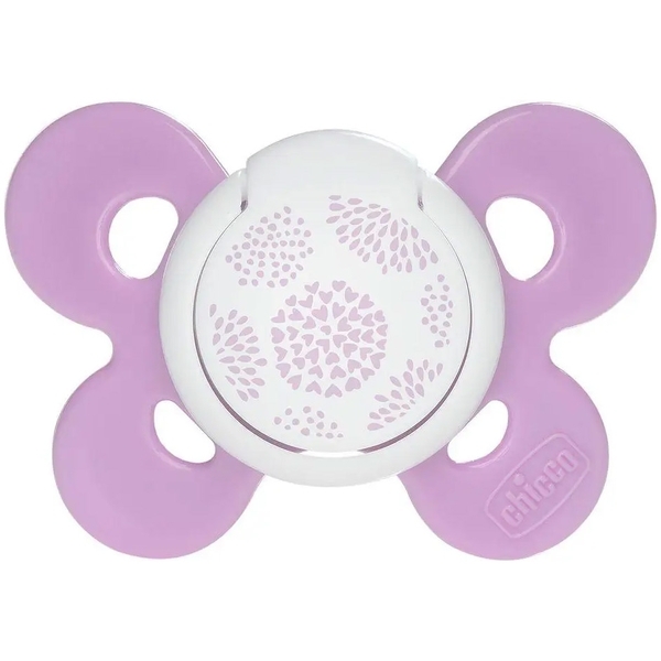 Силіконова пустушка Chicco Physio Comfort, 6-12 міс., рожевий (74913.11) - Pampik