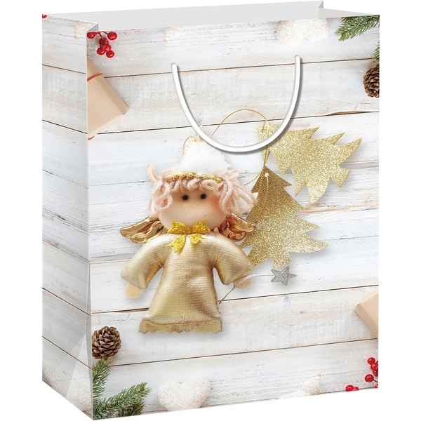 Подарунковий паперовий пакет Malevaro Andgel 3, 33x12,7x47,7 см (С21-073-3) - Pampik