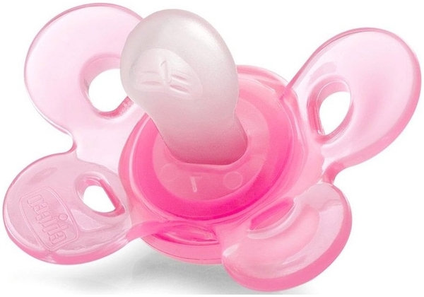 Силіконова пустушка Chicco Physio Comfort, 0-6 міс., рожевий (74911.11) - Pampik - 2