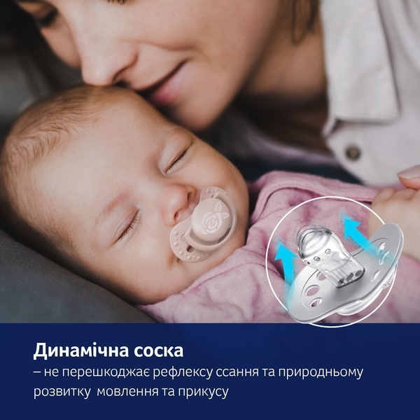 Динамичная силиконовая пустышка Lovi Baby Shower Boy, 0-2 мес, 2 шт. - Pampik - 8