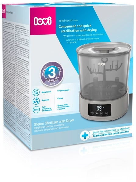 Стерилізатор Lovi електричний паровий з сушінням - Pampik - 8