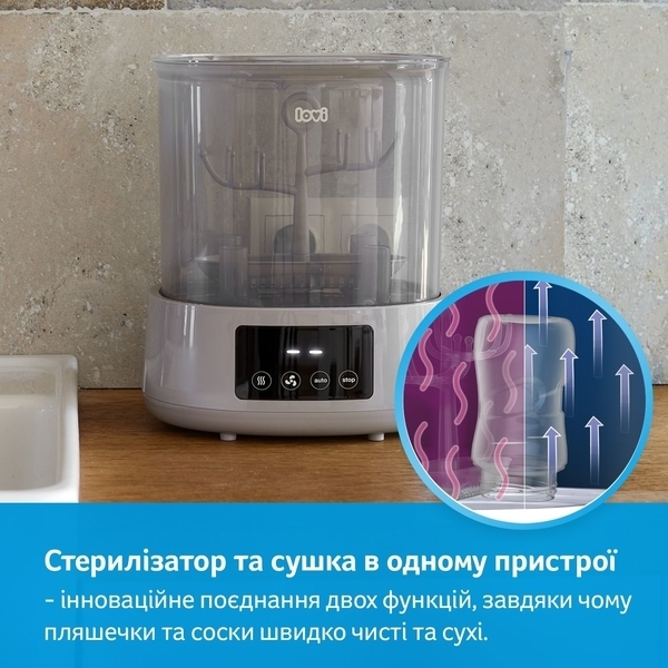 Стерилізатор Lovi електричний паровий з сушінням - Pampik - 15