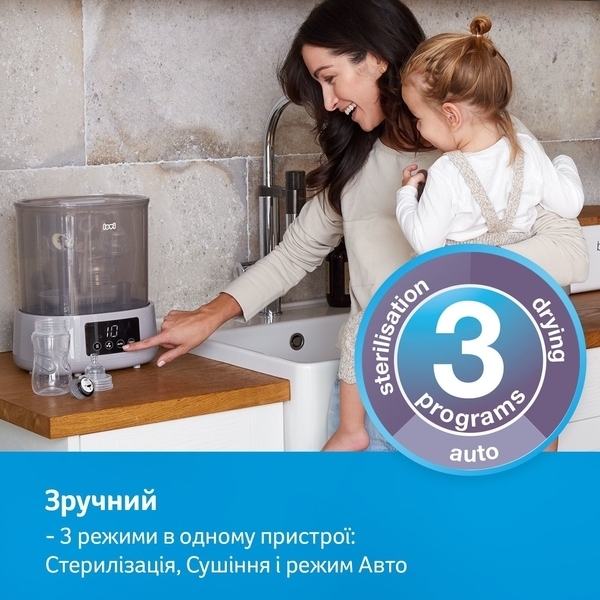 Стерилізатор Lovi електричний паровий з сушінням - Pampik - 11