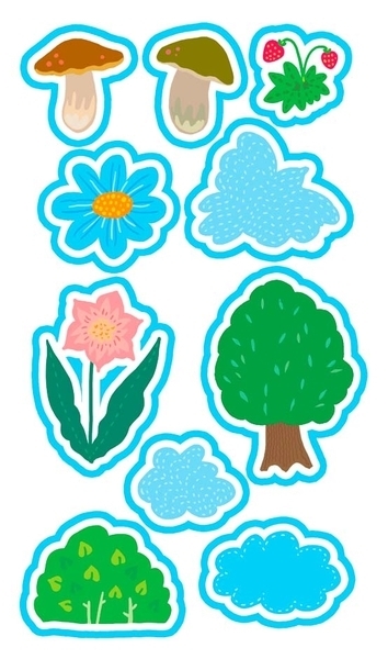 Наклею я історію: Про ввічливого вовка (укр) - Булгакова А.К. - Pampik - 2