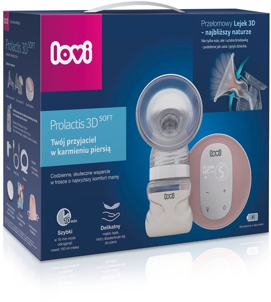 Молоковідсмоктувач Lovi Skin Prolactis 3D Soft двофазний електричний - Pampik - 3