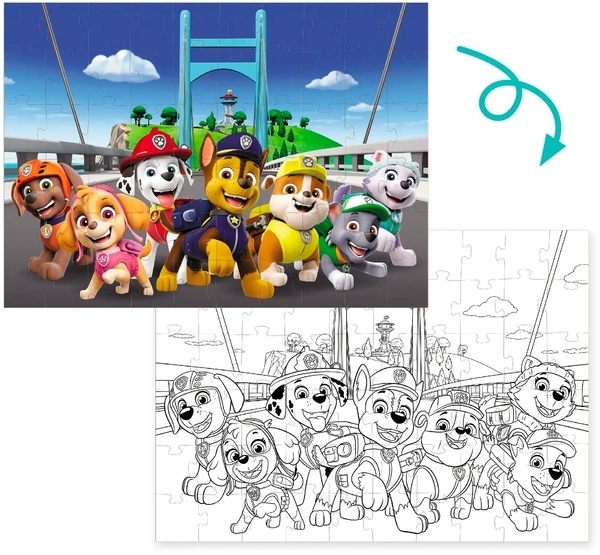 Пазл 2 в 1 Dodo Paw Patrol, 60 элементов (200162) - Pampik - 4