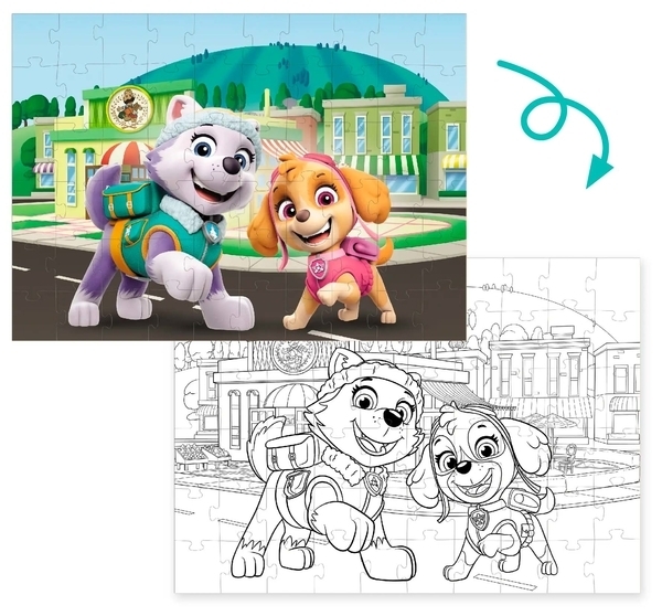 Пазл 2 в 1 Dodo Paw Patrol, 60 элементов (200161) - Pampik - 4