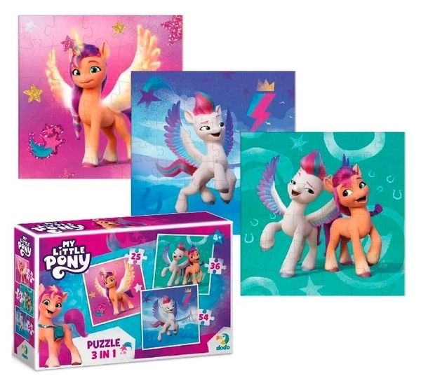 Пазл 3 в 1 DoDo My Little Pony (200384) - Pampik - 3