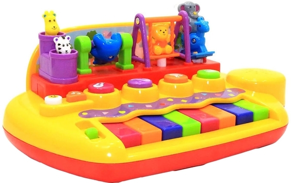 Пианино Kiddieland Зверята на качелях - Pampik - 4