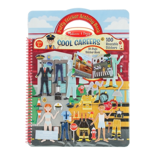 Набір багаторазових об'ємних наклейок Melissa&Doug Професії (MD9426) - Pampik